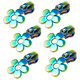 Rainbow Zip Pull - Flower